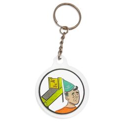 Bad At Pinball Keychain